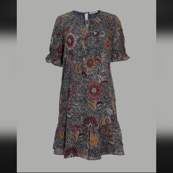 Madewell Dresses & Skirts - Madewell Multi Print Floral Midi Dress